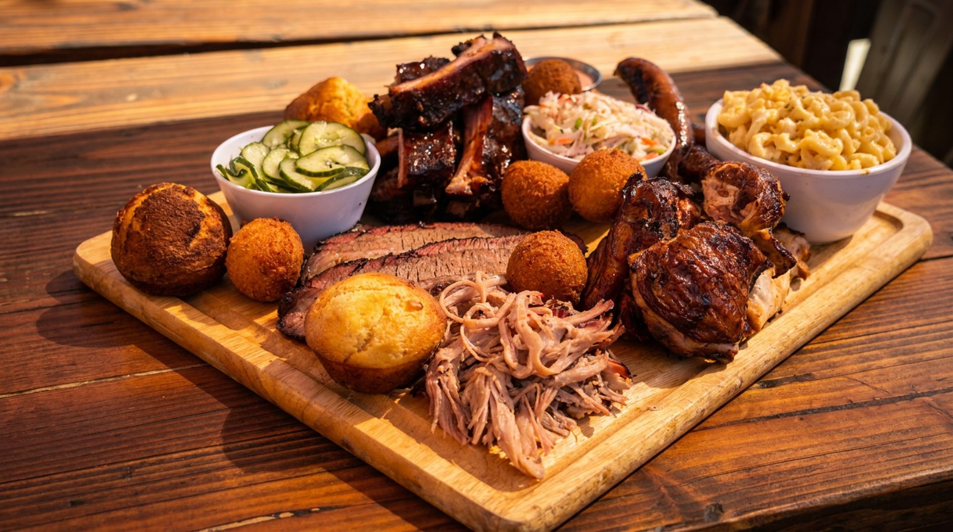The gift of a real BBQ meal