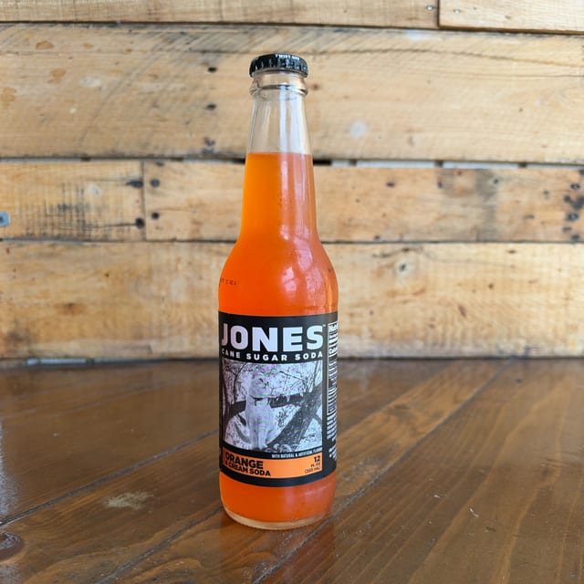 Jones Orange Cream Soda.