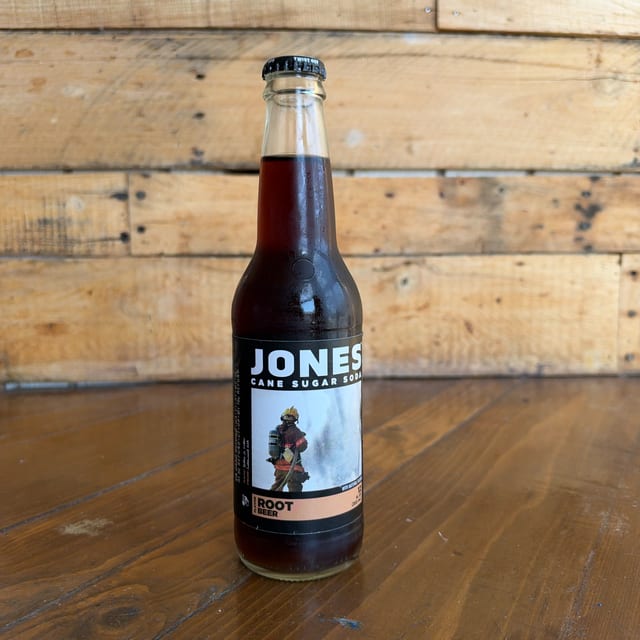 Jones Root Beer.