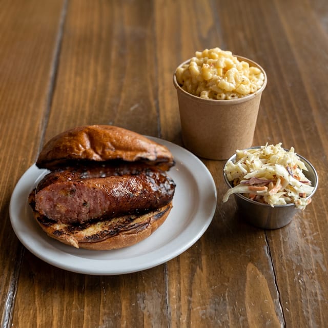 Smoked Link Sandwich.