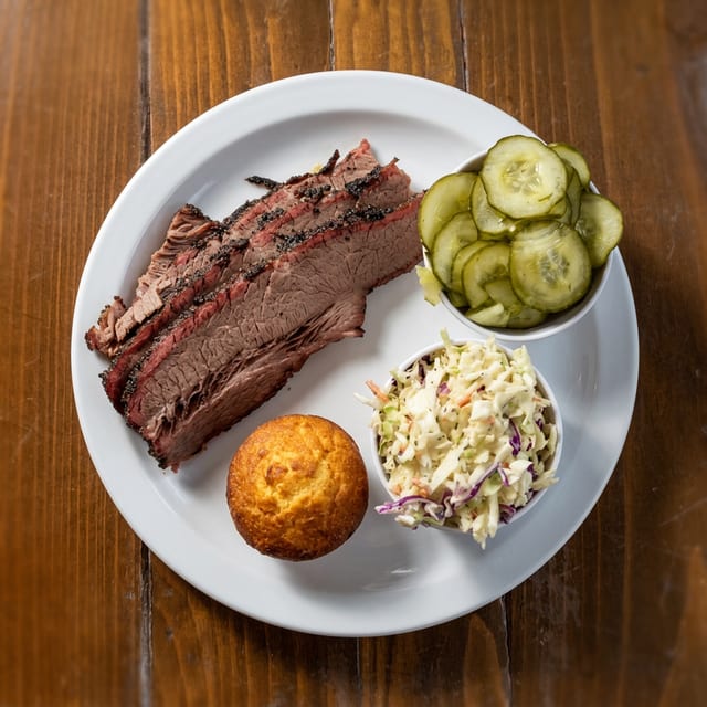 Brisket Lunch Plate.